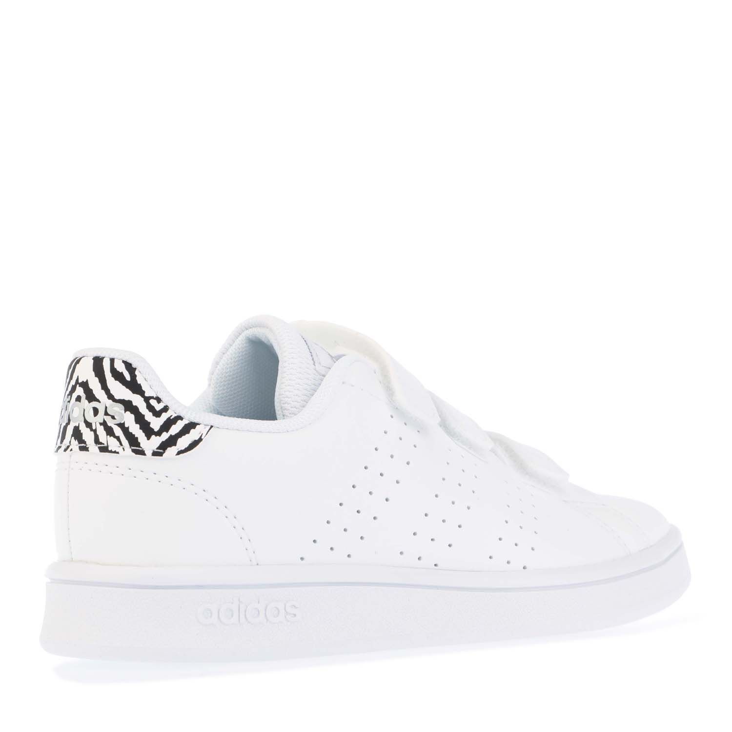 childrens white adidas trainers