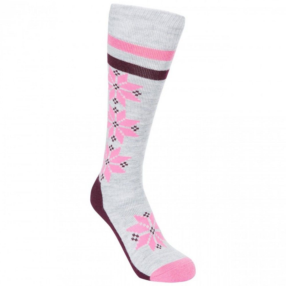 65% wool, 30% polyamide, 5% elastane. Fully cushioned sole. Arch support. Double folded welt cuff. Full terry knee length sock.