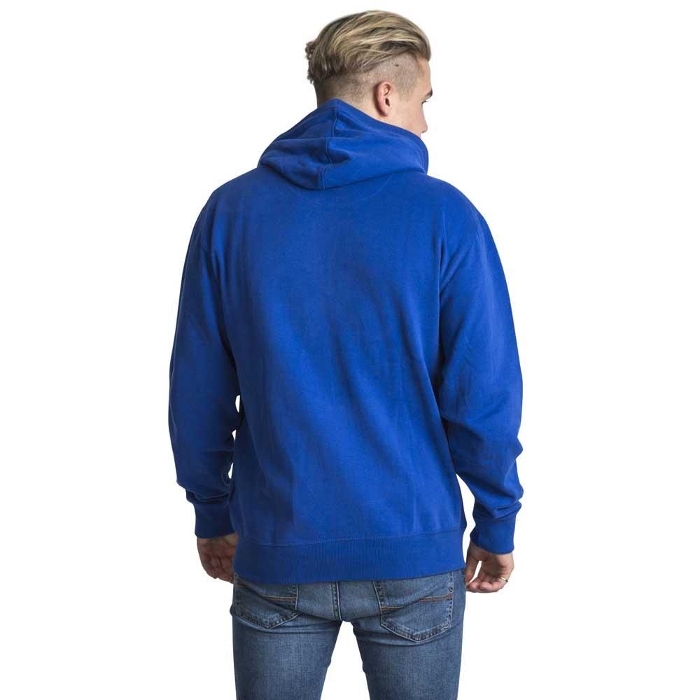 Adjustable grown on hood. Ribbed cuffs and hem. Side entry pockets. 80% Cotton, 20% Polyester. Trespass Mens Chest Sizing (approx): S - 35-37in/89-94cm, M - 38-40in/96.5-101.5cm, L - 41-43in/104-109cm, XL - 44-46in/111.5-117cm, XXL - 46-48in/117-122cm, 3XL - 48-50in/122-127cm.
