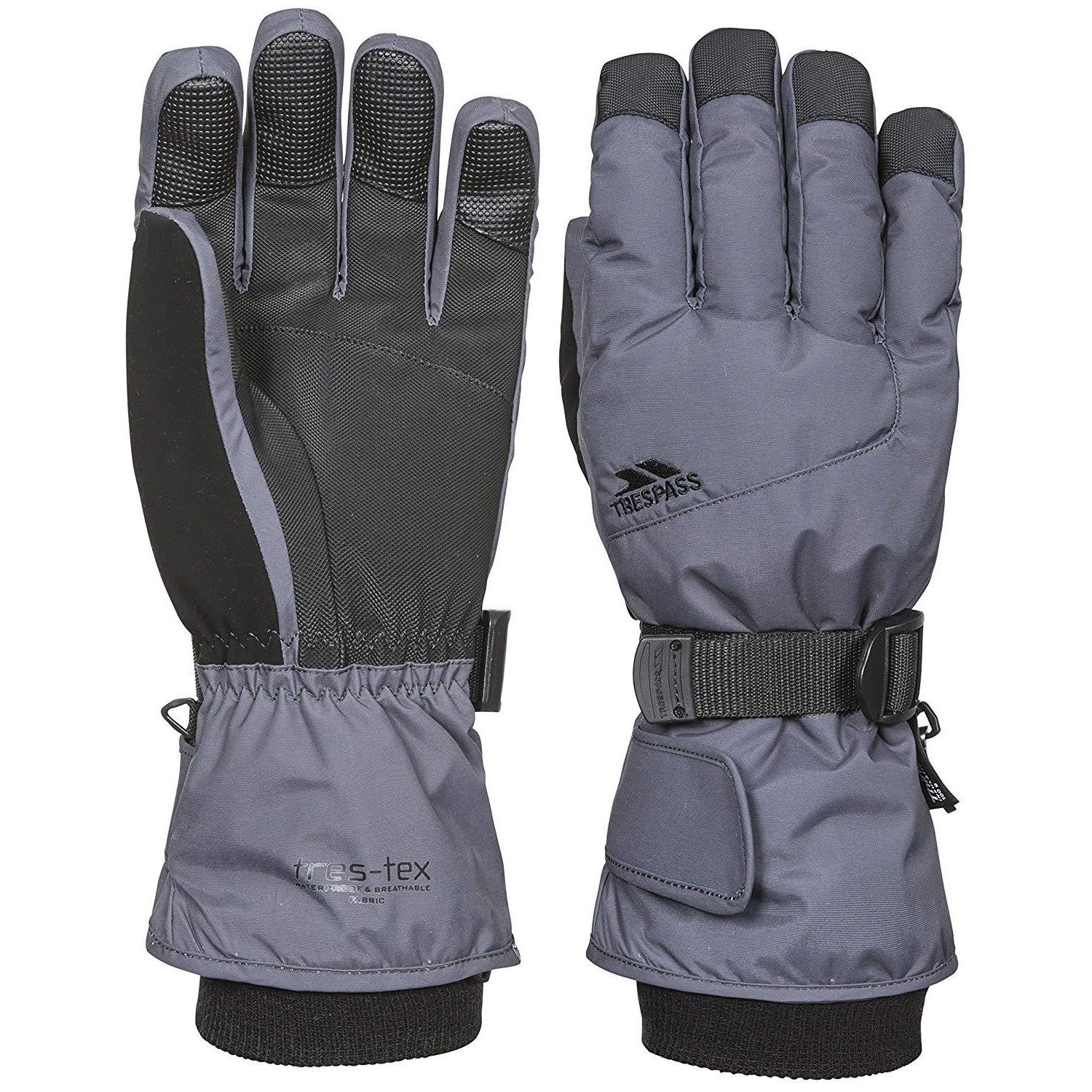 Unisex glove. Lightly padded. Adjustable wrist strap. Adjustable cuff tab. Glove retainer. Inner knitted cuff. Nose wipe. Waterproof, breathable. Shell: 100% Polyamide, Palm: 100% Polyurethane, Lining: 100% Polyester, Insulation: 3M Thinsulate.