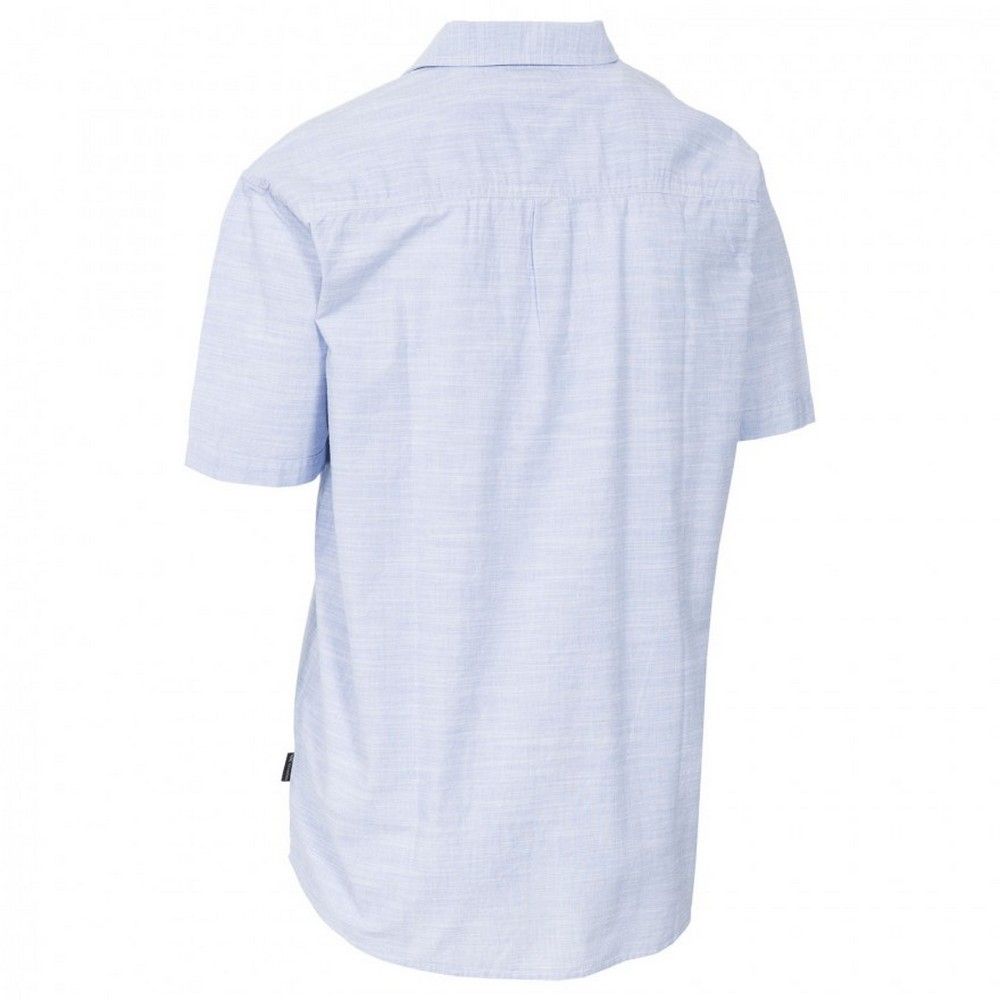 2 piece collar. Chest pockets. Button fastening. 100% Cotton. Trespass Mens Chest Sizing (approx): S - 35-37in/89-94cm, M - 38-40in/96.5-101.5cm, L - 41-43in/104-109cm, XL - 44-46in/111.5-117cm, XXL - 46-48in/117-122cm, 3XL - 48-50in/122-127cm.
