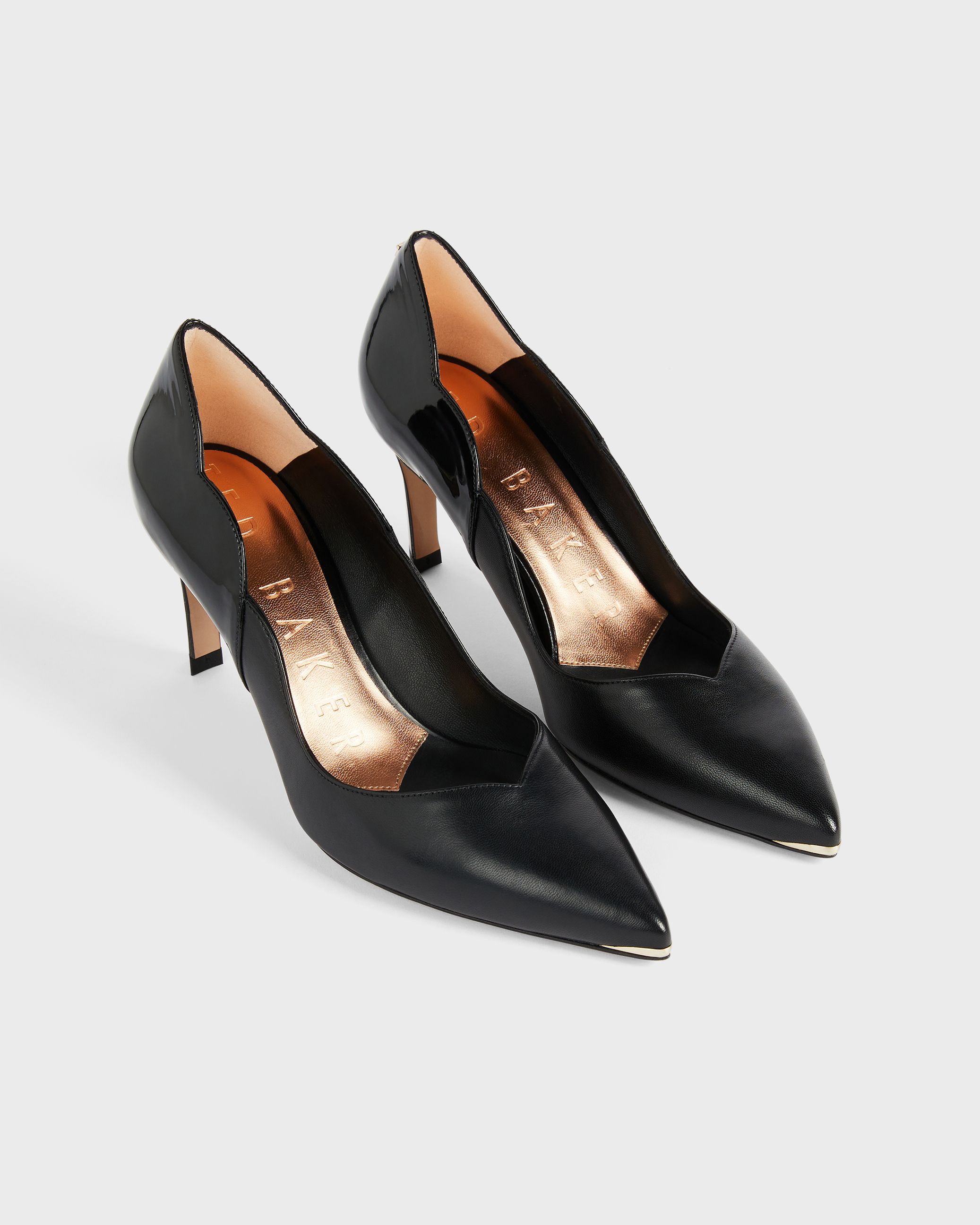 ted baker vanilla high heel court shoe