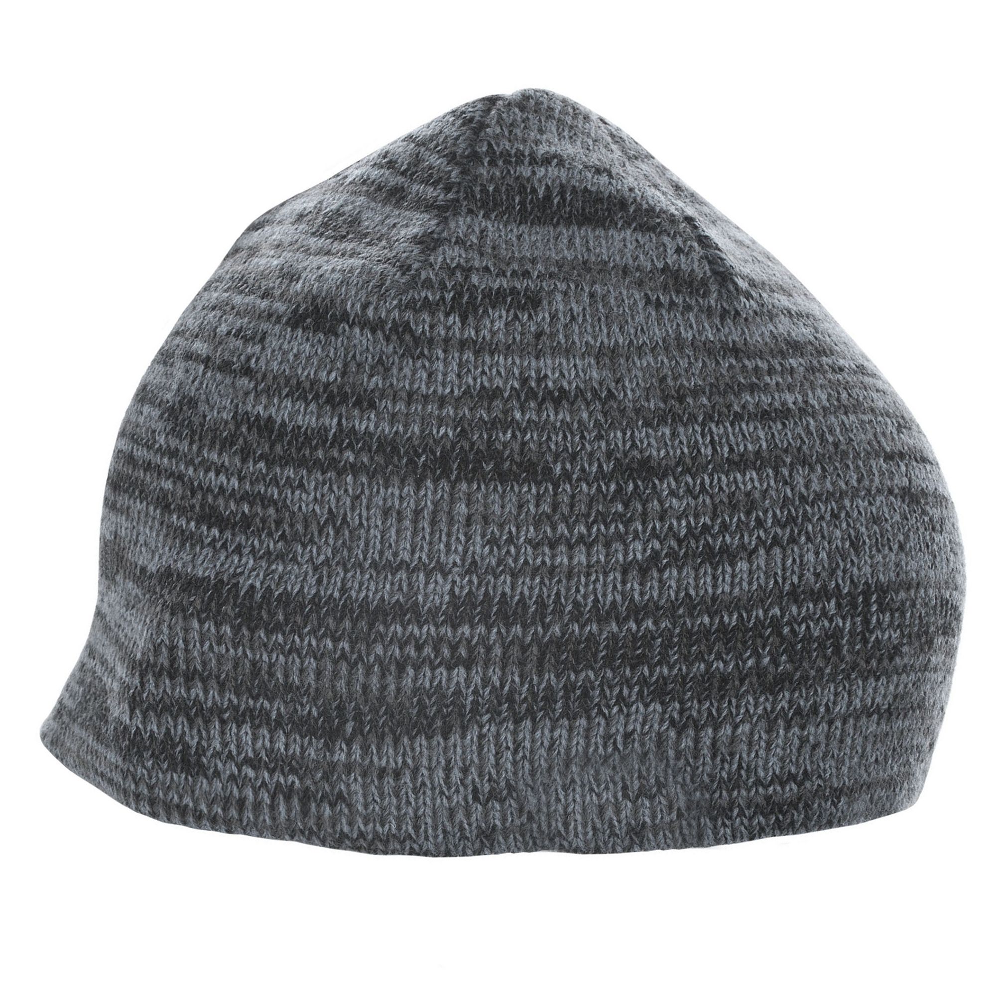 Mens Marl Beanie. Woven Label. Outer 100% Acrylic. Double Walled.