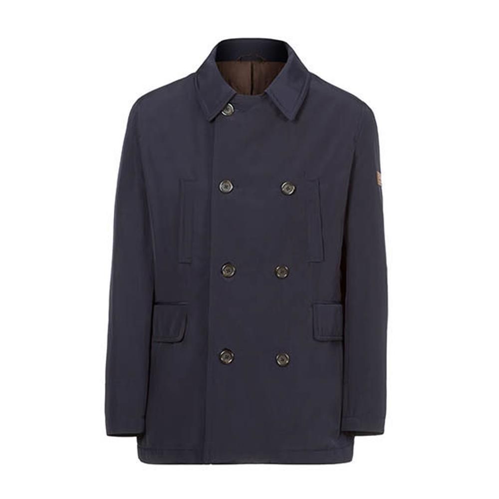 Men's Hackett, Nylon Reefer Jacket in Navy