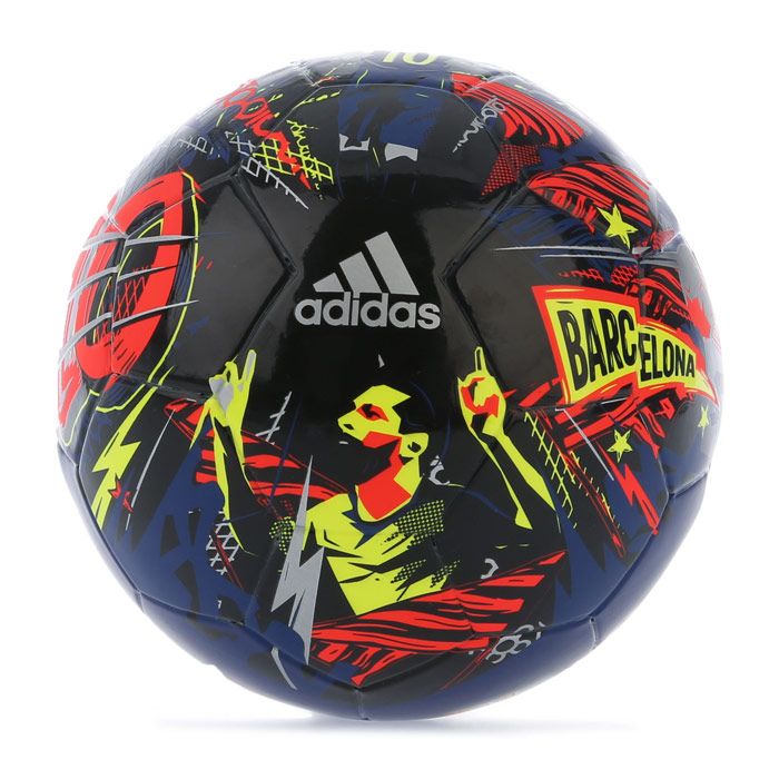 adidas Messi Mini Ball in royal blue.- Film.- No inflation required.- Messi graphics.- Polyurethane foam core.- 100% TPU cover.- Ref: FS0295