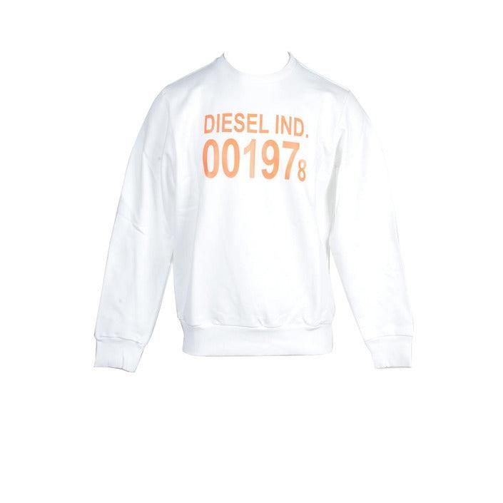 Brand: Diesel
Gender: Men
Type: Sweatshirts
Season: Fall/Winter

PRODUCT DETAIL
• Color: white
• Pattern: print
• Sleeves: long
• Neckline: round neck

COMPOSITION AND MATERIAL
• Composition: -100% cotton 
•  Washing: machine wash at 30°