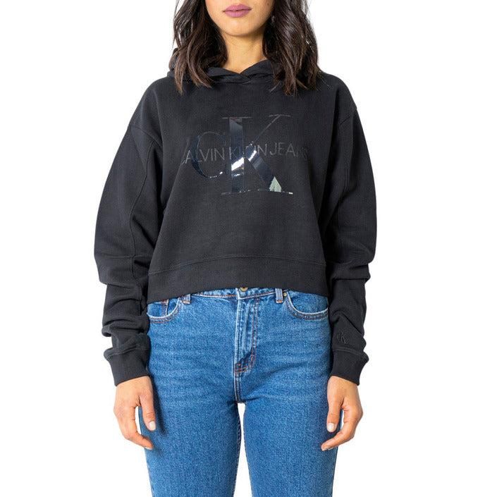 Brand: Calvin Klein Jeans
Gender: Women
Type: Sweatshirts
Season: Spring/Summer

PRODUCT DETAIL
• Color: black
• Pattern: print
• Fastening: slip on
• Sleeves: long
• Collar: hood

COMPOSITION AND MATERIAL
• Composition: -100% cotton 
•  Washing: machine wash at 30°