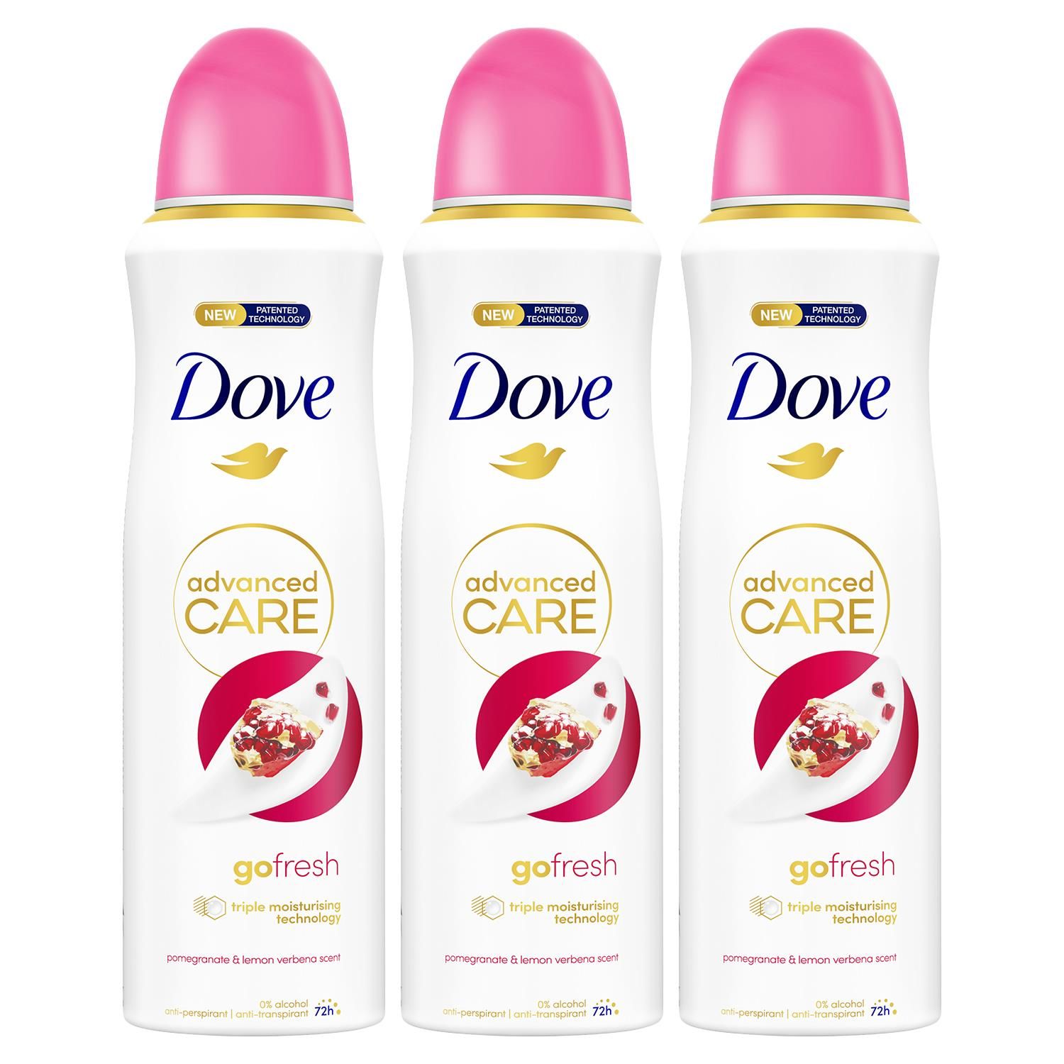Dove Advanced Care Antiperspirant Deodorant Pomegranate&Lemon Verbena