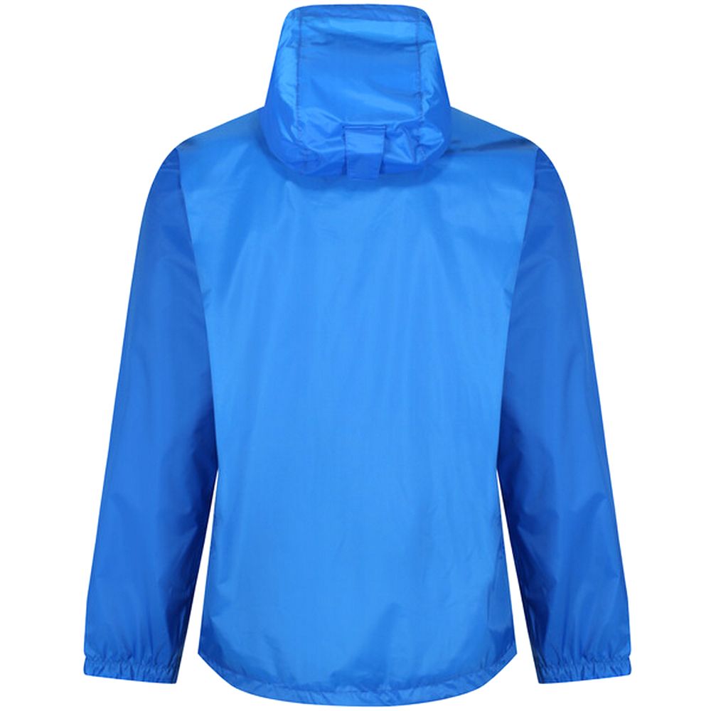 100% Polyamide. Waterproof hooded jacket with elasticated cuffs. Ideal for wet weather. Hand wash.