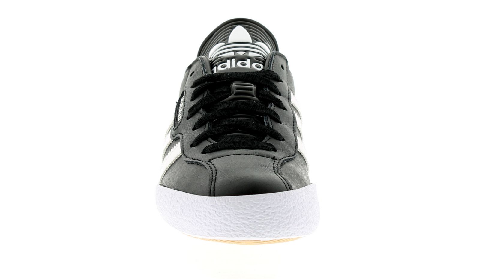 Adidas Samba Super Black Textile Leather Indoor Soccer Shoes Trainers