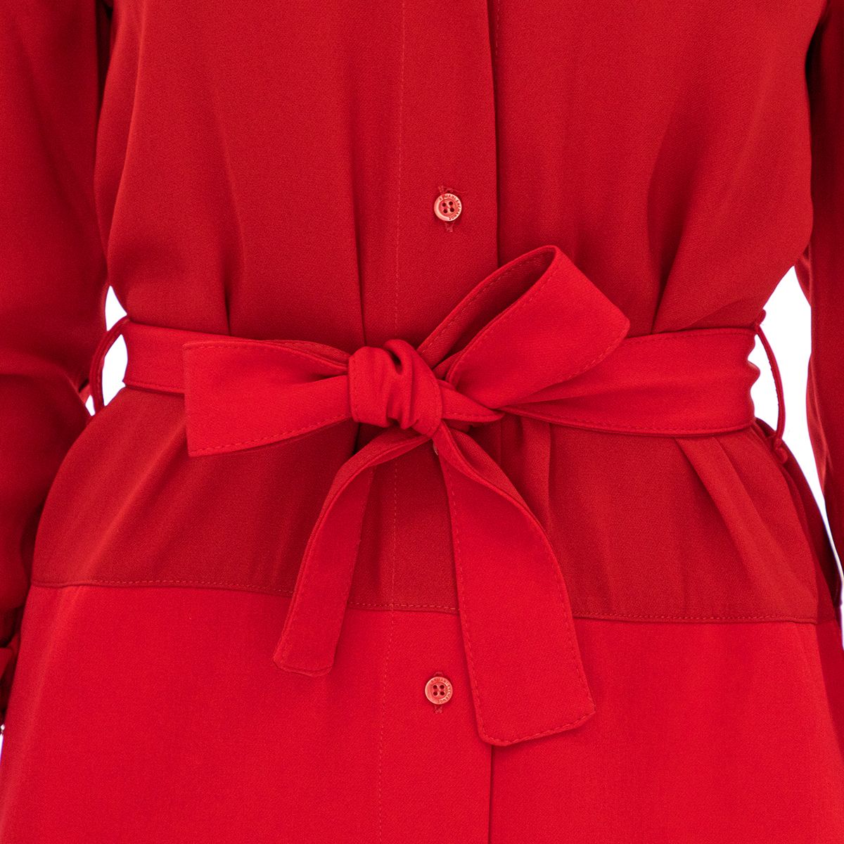 Armani Exchange 6ZYA11YNGUZ-1445-6 Chic and feminine, a red dress like this one will never go out of style.