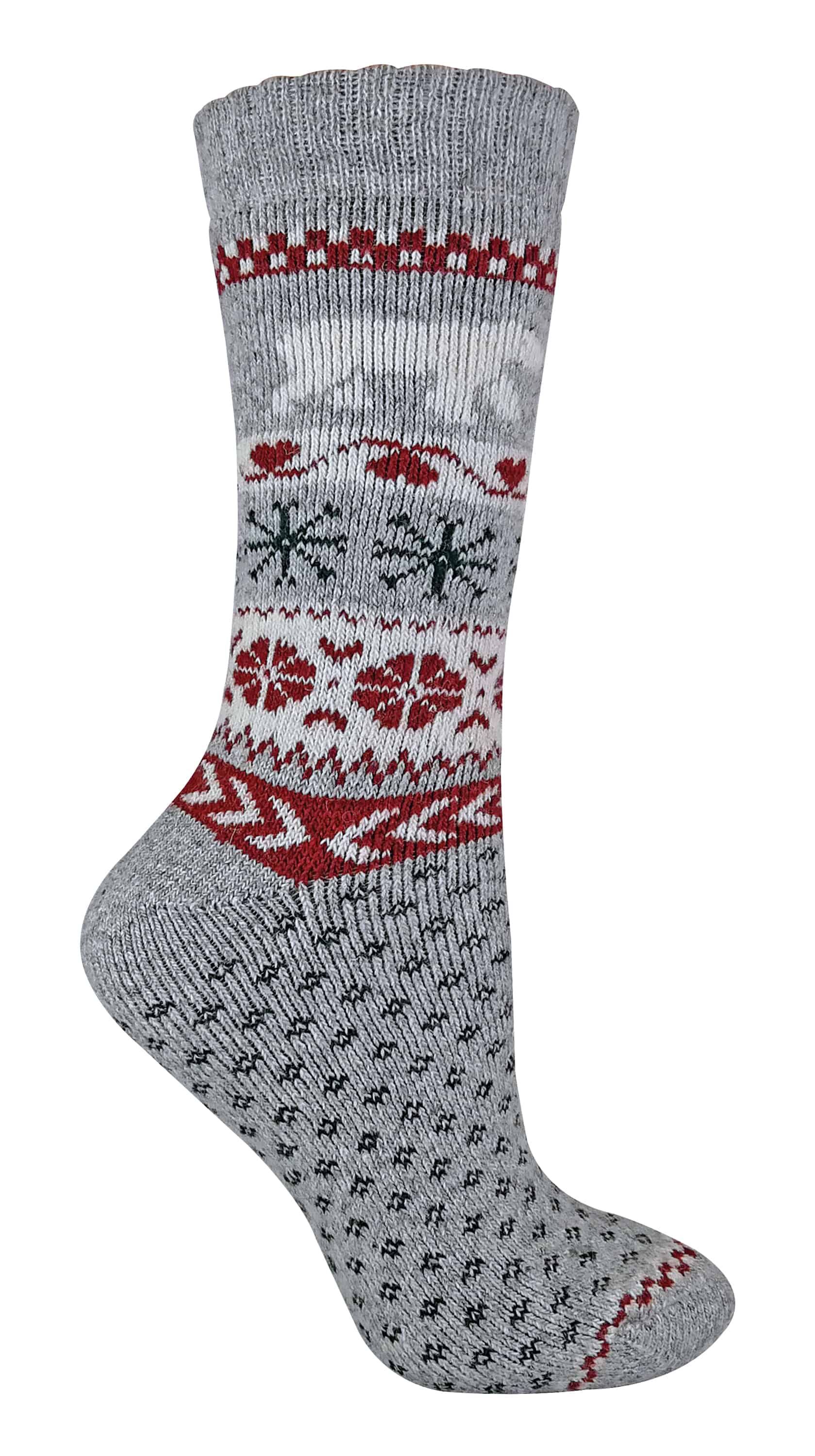 SOCK SNOB - Women's Wool Knitting Pattern Novelty Christmas Socks