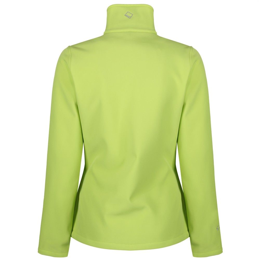 The womens Connie III is a best-selling relaxed fit Softshell jacket. Offering great value and quality across the seasons, it works brilliantly as light outer-layer on mild weather days or as a warming mid-layer during colder months. The stretchy fabric has a DWR (Durable Water Repellent) finish to guard against wind and showers, and a soft, warm backing for added comfort. Its finished with two handy zipped pockets to keep keys, phones (and dog treats) safe. 96% Polyester, 4% Elastane. Regatta Womens sizing (bust approx): 6 (30in/76cm), 8 (32in/81cm), 10 (34in/86cm), 12 (36in/92cm), 14 (38in/97cm), 16 (40in/102cm), 18 (43in/109cm), 20 (45in/114cm), 22 (48in/122cm), 24 (50in/127cm), 26 (52in/132cm), 28 (54in/137cm), 30 (56in/142cm), 32 (58in/147cm), 34 (60in/152cm), 36 (62in/158cm).