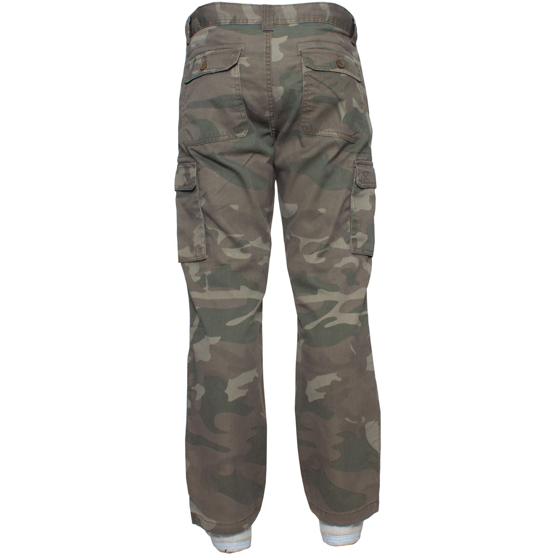 Kruze Mens Cargo Combat Trousers