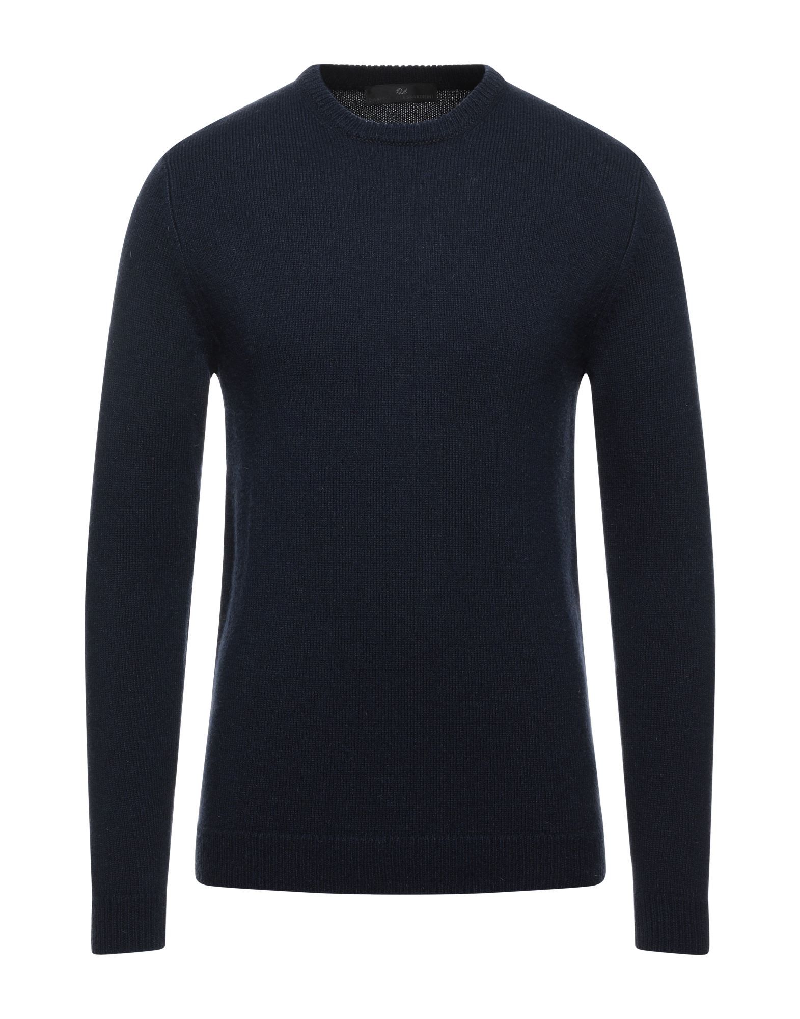 knitted, no appliqués, medium-weight knit, round collar, two-tone, long sleeves, no pockets