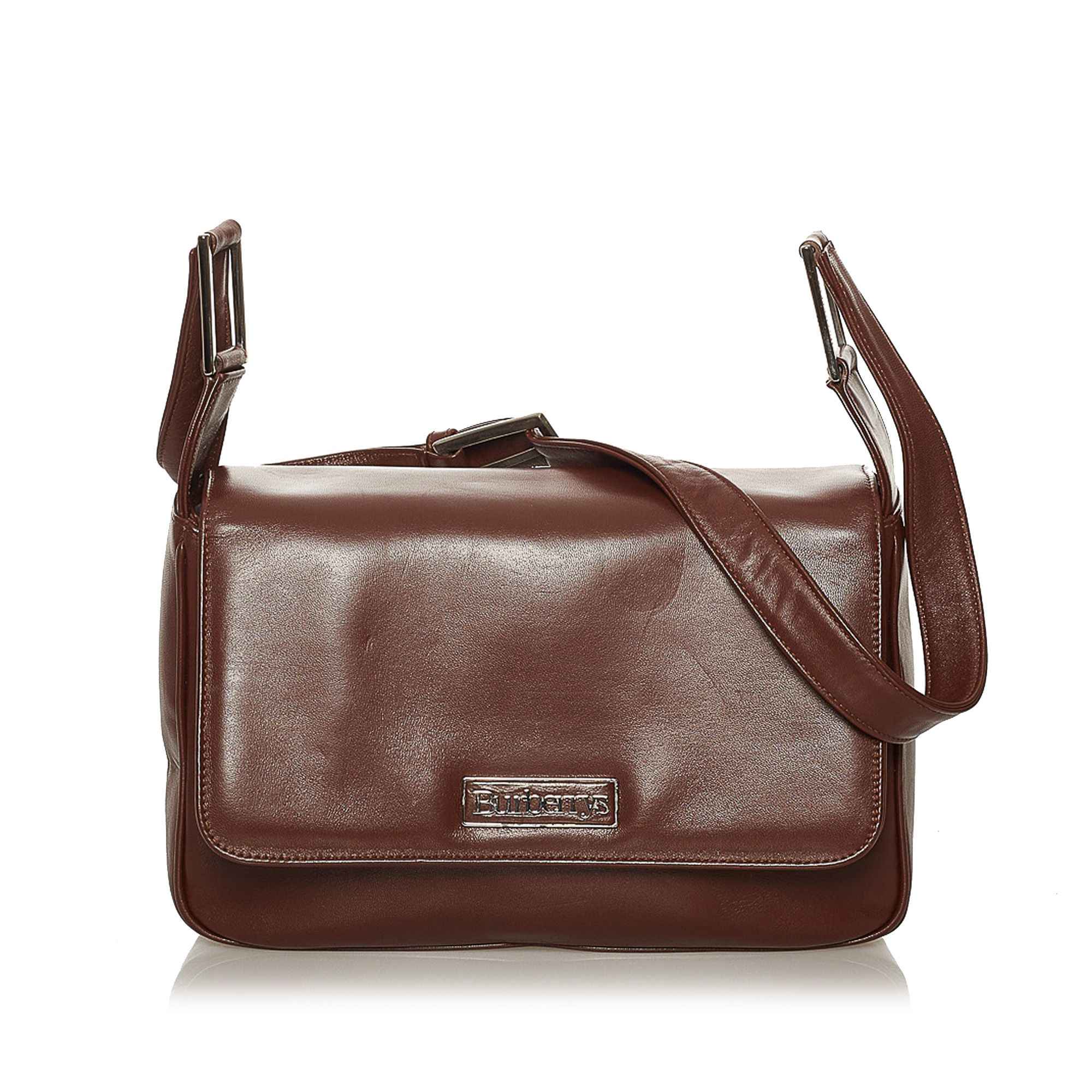 burberry leather sling bag