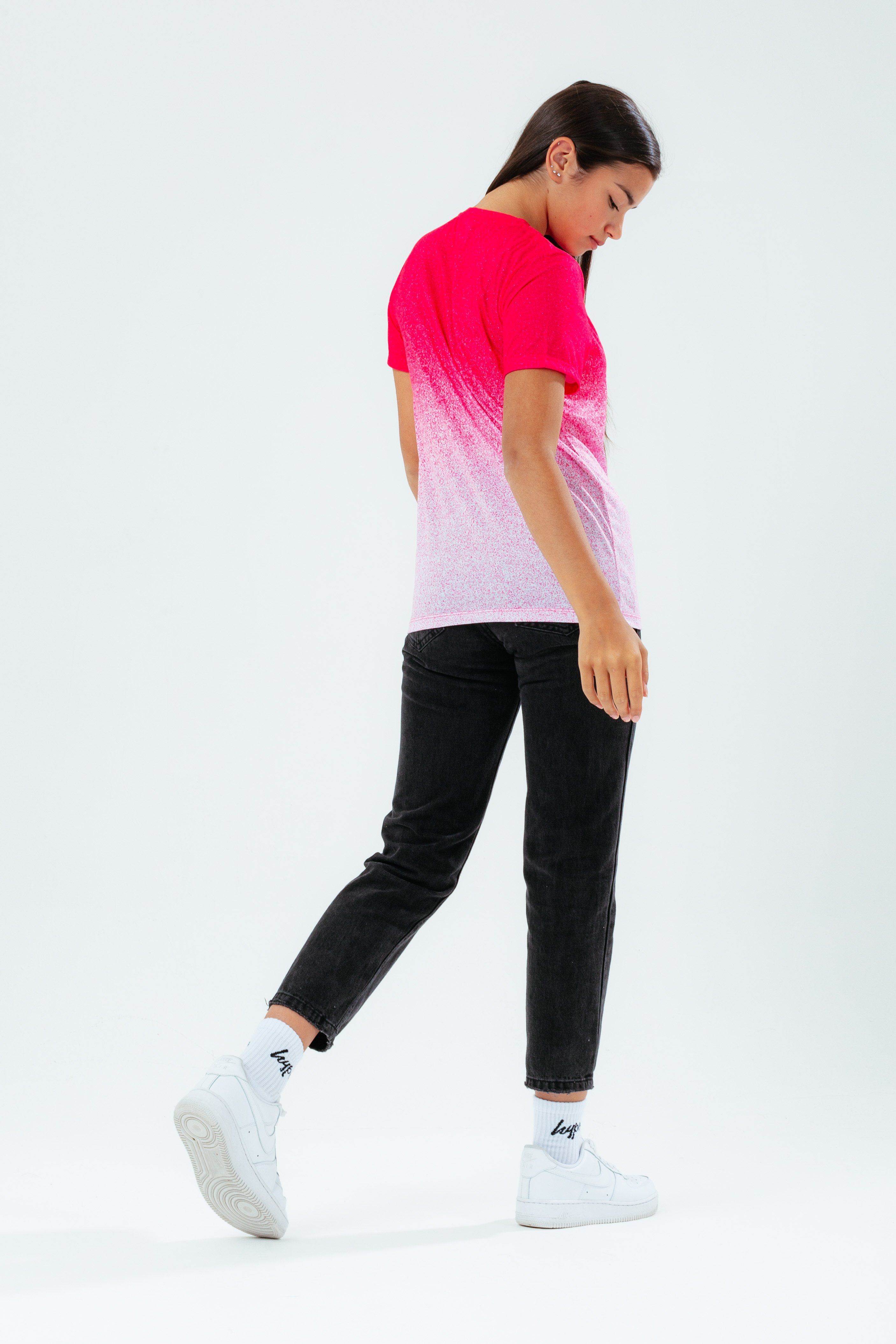 hype speckle fade t shirt