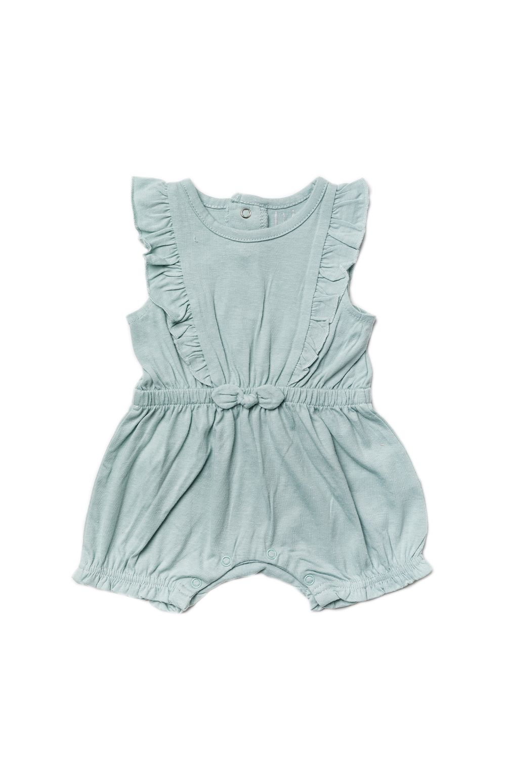 This Miss playsuit is a lovely, simple yet playful style. The arms and legs both have frill detailing and a little bow on the waistband. The playsuit is cotton and has popper fastenings, keeping your little one comfortable. The Miss line captures a playful and pretty style for your little one’s wardrobe, This piece would also make a lovely summer gift.