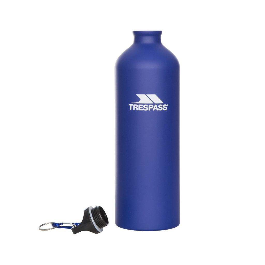 1 Litre Drinks Bottle with Carabineer. Hardwearing Outer. Suitable for Hot and Cold Liquids.