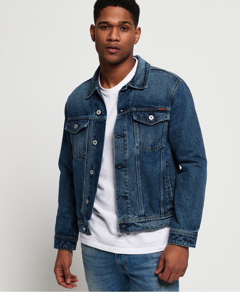 denim superdry jacket