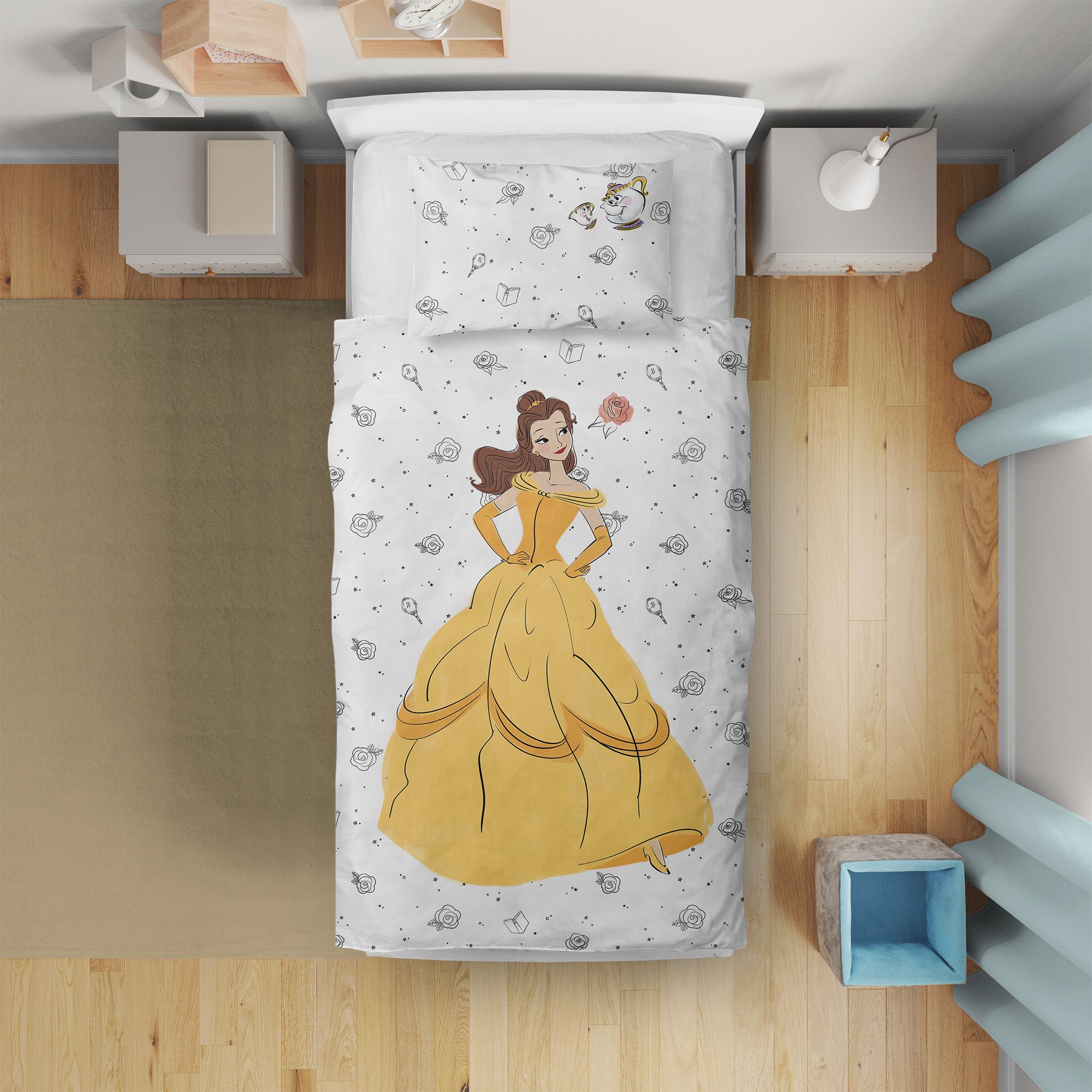 disney belle duvet cover