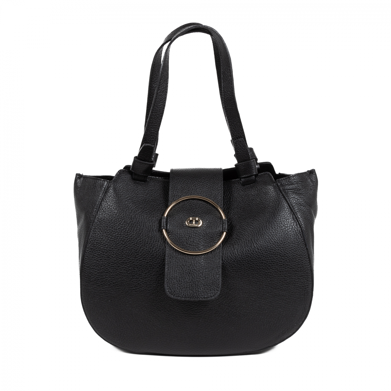 By: Dee Ocleppo- Details: Q250 CERVO NERO- Color: Black - Composition: 100% LEATHER - Measures: 31x25x13 cm - Made: ITALY - Season: SS