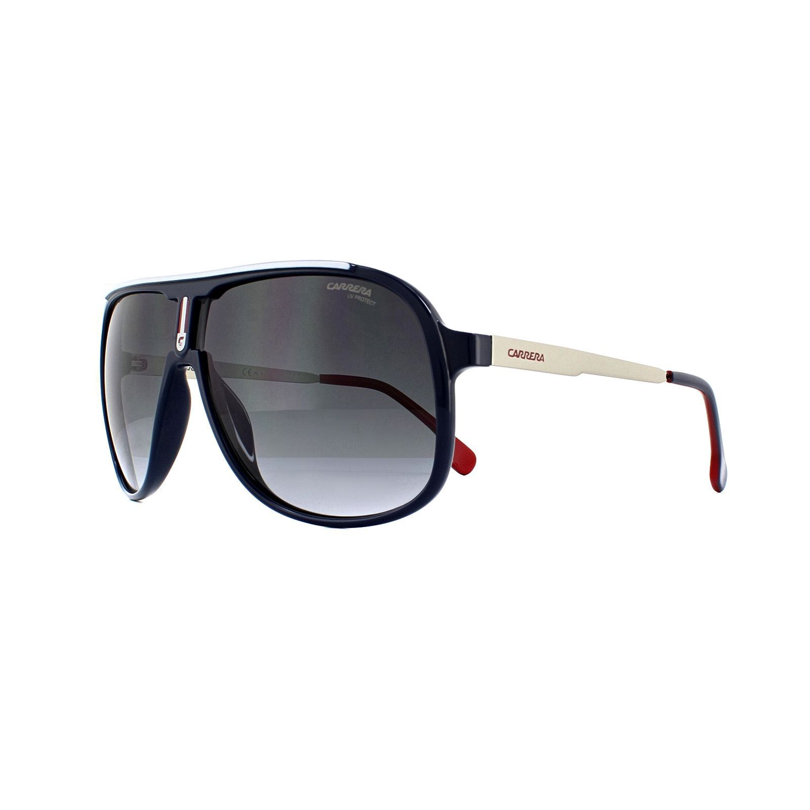 Carrera Sunglasses 1007/S PJP 9O Blue Silver Dark Grey Gradient