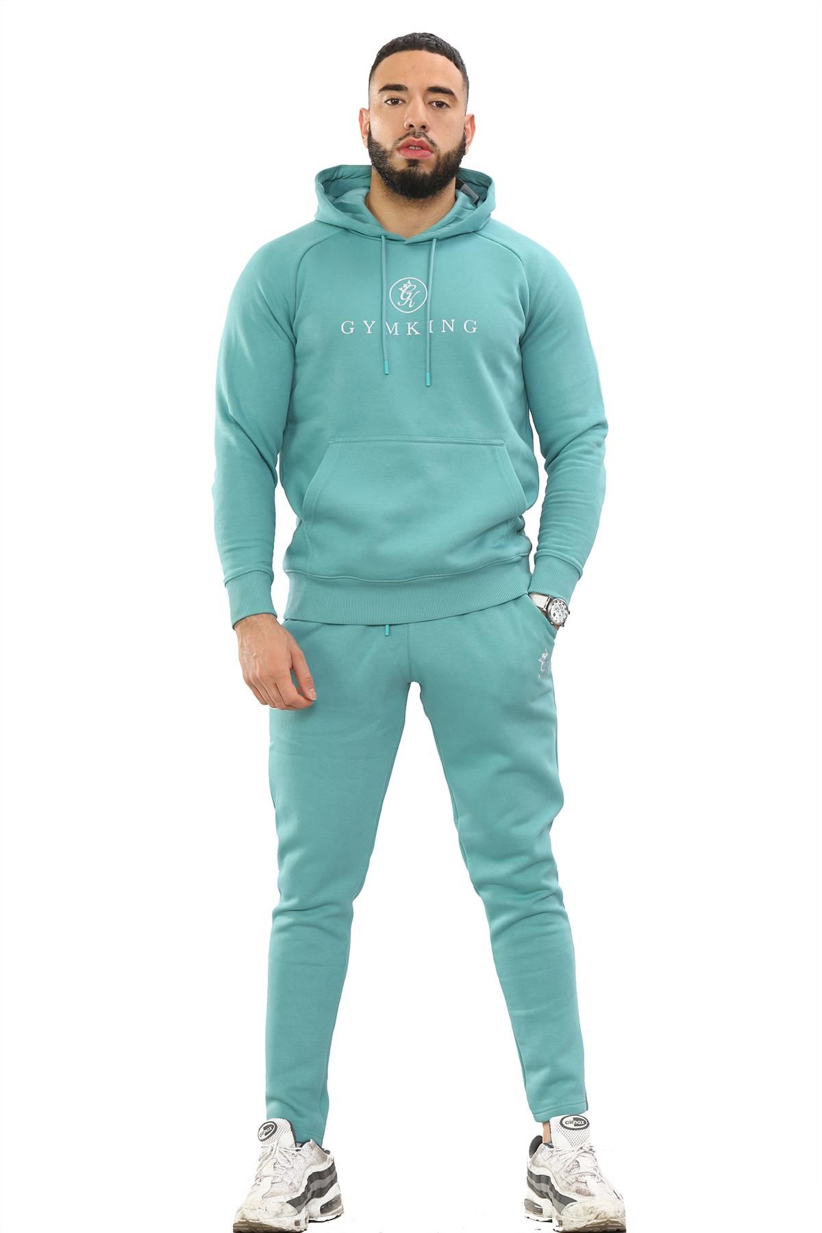 Gym King Pro Logo Men's Overhead Slim Fit Tracksuit