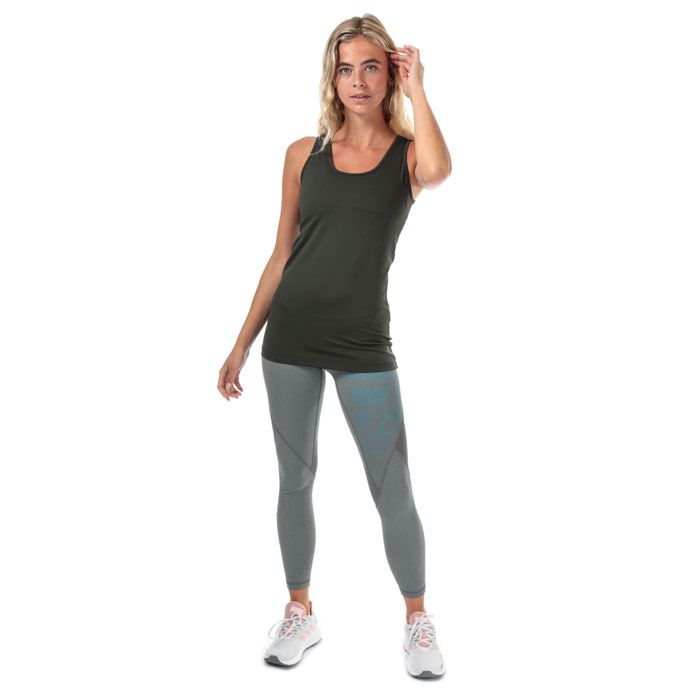 Womens adidas Alphaskin Sport Long Tights in dark grey heather.<BR><BR>- Body-hugging  ventilated training tights.<BR>- climacool® helps keep you cool and dry.<BR>- Elasticated waist with tonal jacquard adidas branding.<BR>- Flatlock seams reduce chafing and skin irritation.<BR>- Breathable mesh panels.<BR>- adidas Badge of Sport graphic branding at left thigh.<BR>- adidas Badge of Sport logo printed at lower right leg.<BR>- Compression fit.<BR>- Inside leg length measures 28.5in approximately.<BR>- Main material: 50% Polyester  33% Recycled polyester  17% Elastane.  Machine washable.<BR>- Ref: DT6213<BR><BR>Measurements are intended for guidance only.