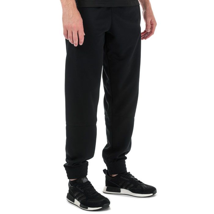 Mens adidas Sport ID Pants in black.<BR><BR>- Elasticated waist with drawcord.<BR>- Zipped side welt pockets.<BR>- 3-Stripes printed at rear right hip.<BR>- adidas branding at left leg. <BR>- Tapered leg.<BR>- Elasticated cuffs.<BR>- Regular fit.<BR>- Main material: 100% Recycled polyester.  Machine washable.<BR>- Ref: DT9921