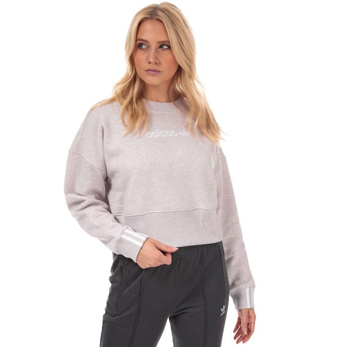 adidas coeeze cropped sweatshirt