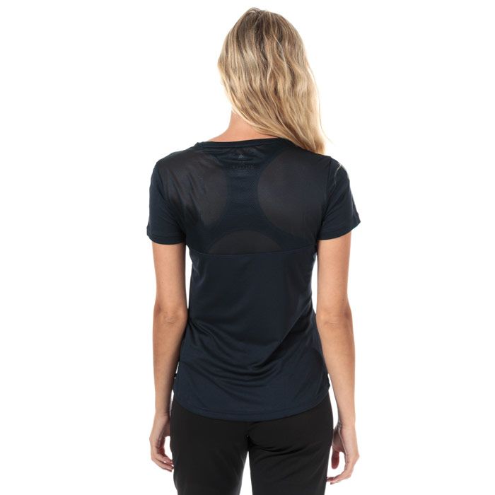 Womens adidas Own The Run T-Shirt in legend ink.<BR><BR>Lightweight  sweat-wicking running t-shirt.<BR>- climacool helps keep you cool and dry.<BR>- Crew neck.<BR>- Short sleeves with reflective 3-Stripes.<BR>- Breathable mesh panel at upper back.<BR>- Shaped hem.<BR>- Reflective adidas logo above left hem.<BR>- Regular fit.<BR>- Measurement from shoulder to hem: 23“ approximately.  <BR>- Main material: 51% Polyester  49% Recycled polyester.  Machine washable.<BR>- Ref: DZ2265<BR><BR>Measurements are intended for guidance only.