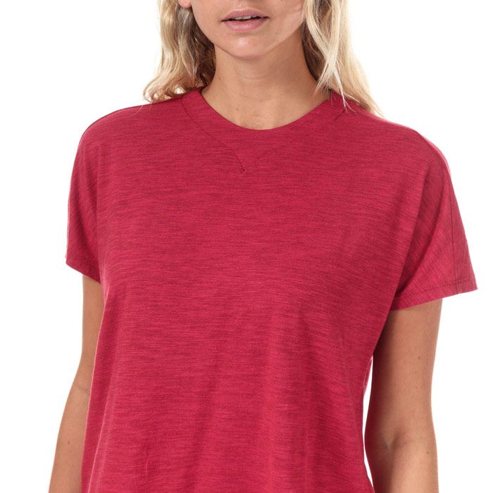 Womens adidas ID Winners AtT-Shirttude T-Shirt in active maroon.<BR><BR>- Crew neck.<BR>- Grown-on short sleeves.<BR>- Side splits at hem.<BR>- Large pearlised adidas Badge of Sport logo printed on reverse.<BR>- Tonal back neck tape.<BR>- Loose fit.<BR>- Measurement from shoulder to hem: 22“ approximately.  <BR>- Body: 58% Cotton  21% Viscose  21% Recycled polyester.  Machine washable.<BR>- Ref: DZ2478<BR><BR>Measurements are intended for guidance only.