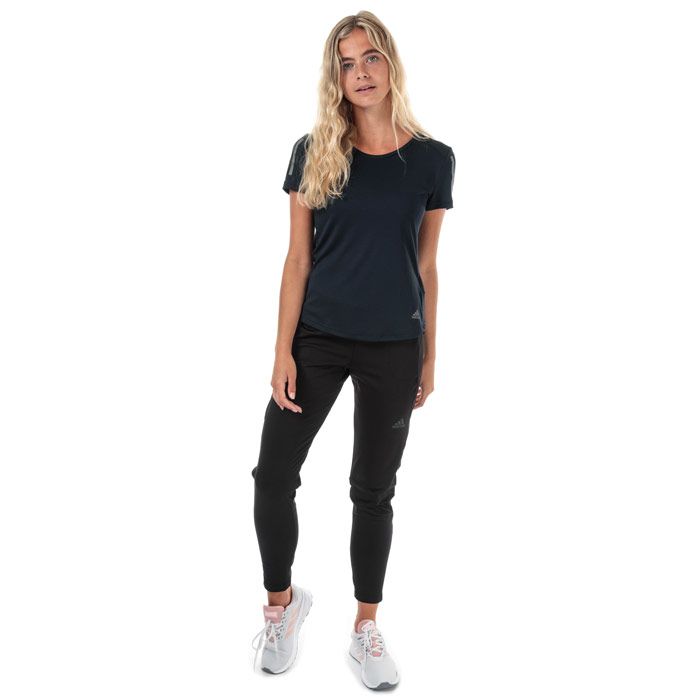 Womens adidas Relaxed Pants in black.<BR><BR>- Elasticated waist with inner drawcord.<BR>- climalite fabric sweeps sweat away from your skin.<BR>- Zipped front pockets.<BR>- Side splits at ankles.<BR>- Soft  stretchy fabric construction with warm brushed interior.<BR>- adidas Badge Of Sport logo printed at left thigh.<BR>- Slim fit.<BR>- Inside leg length measures 29in approximately.<BR>- Main material: 89% Recycled polyester  11% Elastane.  Machine washable.<BR>- Ref: DZ6106<BR><BR>Measurements are intended for guidance only.