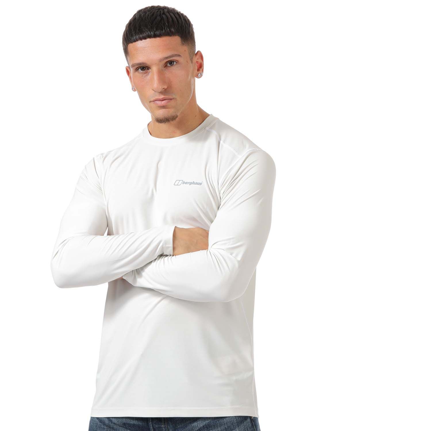 Berghaus Herren 24/7 Basecrew Langarmshirt (1er Pack) – Schnelltrocknend, Geruchsabweisend, Dehnbar