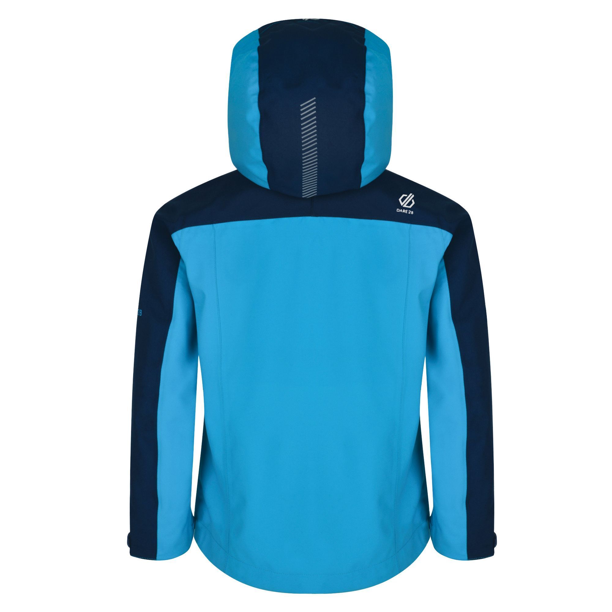100% Polyester; Ared V02 20000 Oxford polyester 4-way stretch fabric. Grown on technical hood with high collar and elastication and roll away hood function. 2 x zipped lower pockets. Reflective detail for enhanced visibility.