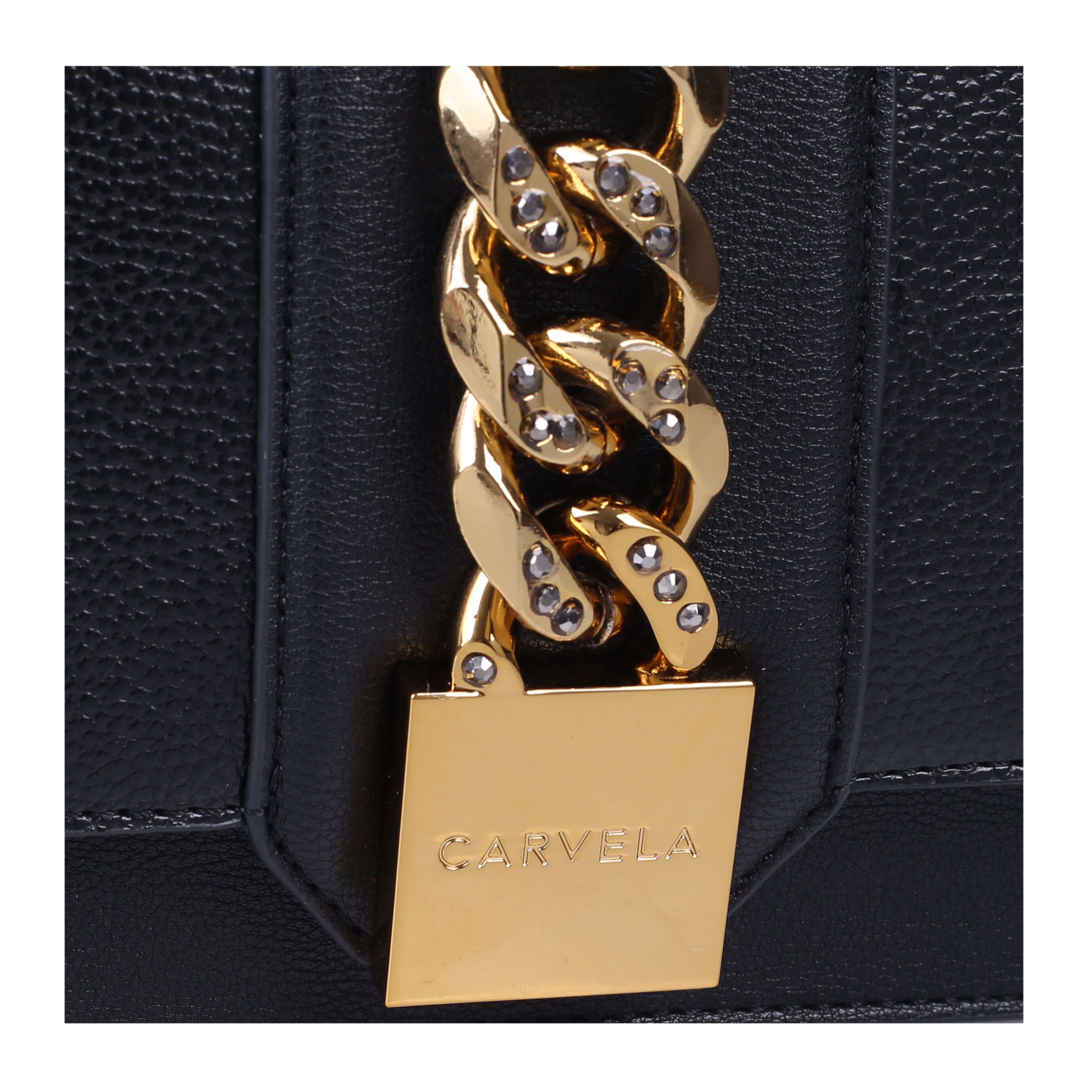 Carvela Mikhaela Chain Front Cross Body Bag