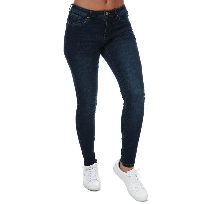 Onenigheid Markeer spier Vero Moda Tanya skinny jeans voor dames, donkerblauw