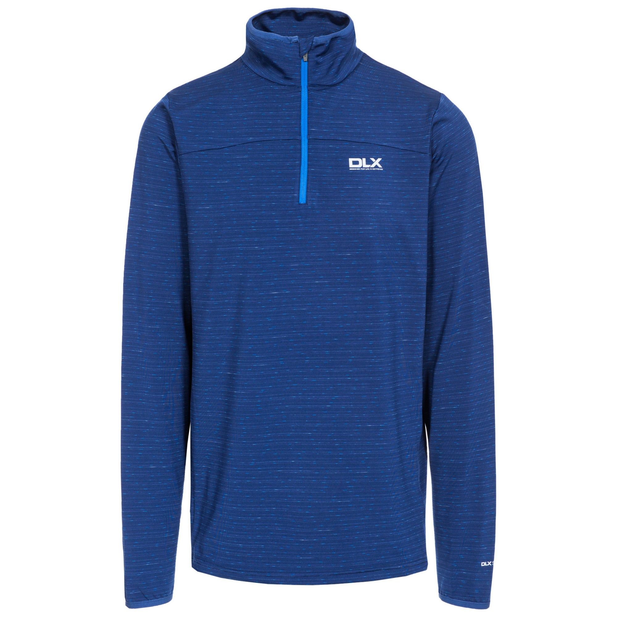 1/2 zip neck. Long sleeves. Zip stripe detail. Stretch binding at cuff and neck. Quick dry. 88% Polyester/12% Elastane. Trespass Mens Chest Sizing (approx): S - 35-37in/89-94cm, M - 38-40in/96.5-101.5cm, L - 41-43in/104-109cm, XL - 44-46in/111.5-117cm, XXL - 46-48in/117-122cm, 3XL - 48-50in/122-127cm.