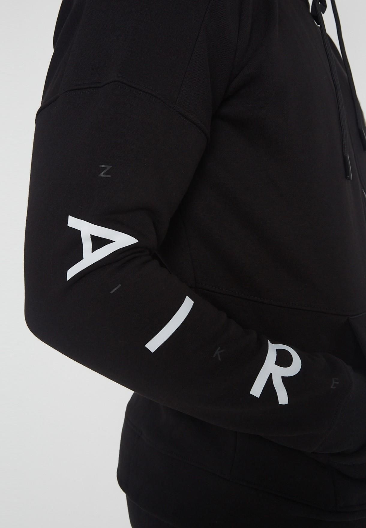 Nike Air Mens Zip Through Tracksuit Set Black