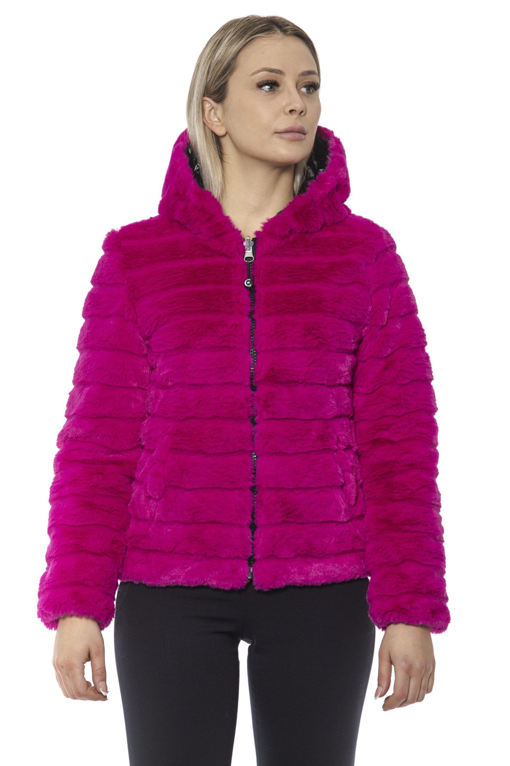 <p>Woman Jacket. Zip And Hood Closure. Double Model. One Side In Faux Fur.</p>