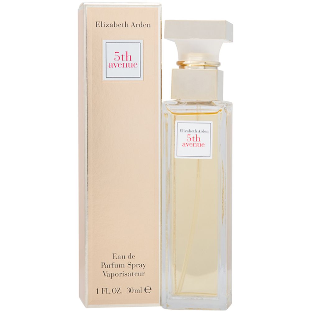 5th Avenue is a floral fragrance for women, which was created by Ann Gottlieb and launched in 1996 by Elizabeth Arden. The fragrance contains top notes of Lime (Linden Blossom), Lily-of-the-Valley, Lilac, Magnolia, Bergamot and Mandarin Orange; middle notes of Jasmine, Tuberose, Bulgarian Rose, Peach, Ylang-Ylang, Violet, Carnation and Nutmeg; and base notes of Musk, Iris, Sandalwood, Amber, Vanilla and Cloves. The fragrance is a gorgeous clean and classy floral one, particularly nice during Spring and Summer time. The notes are well blended and make for a gorgeous bouquet like scent.