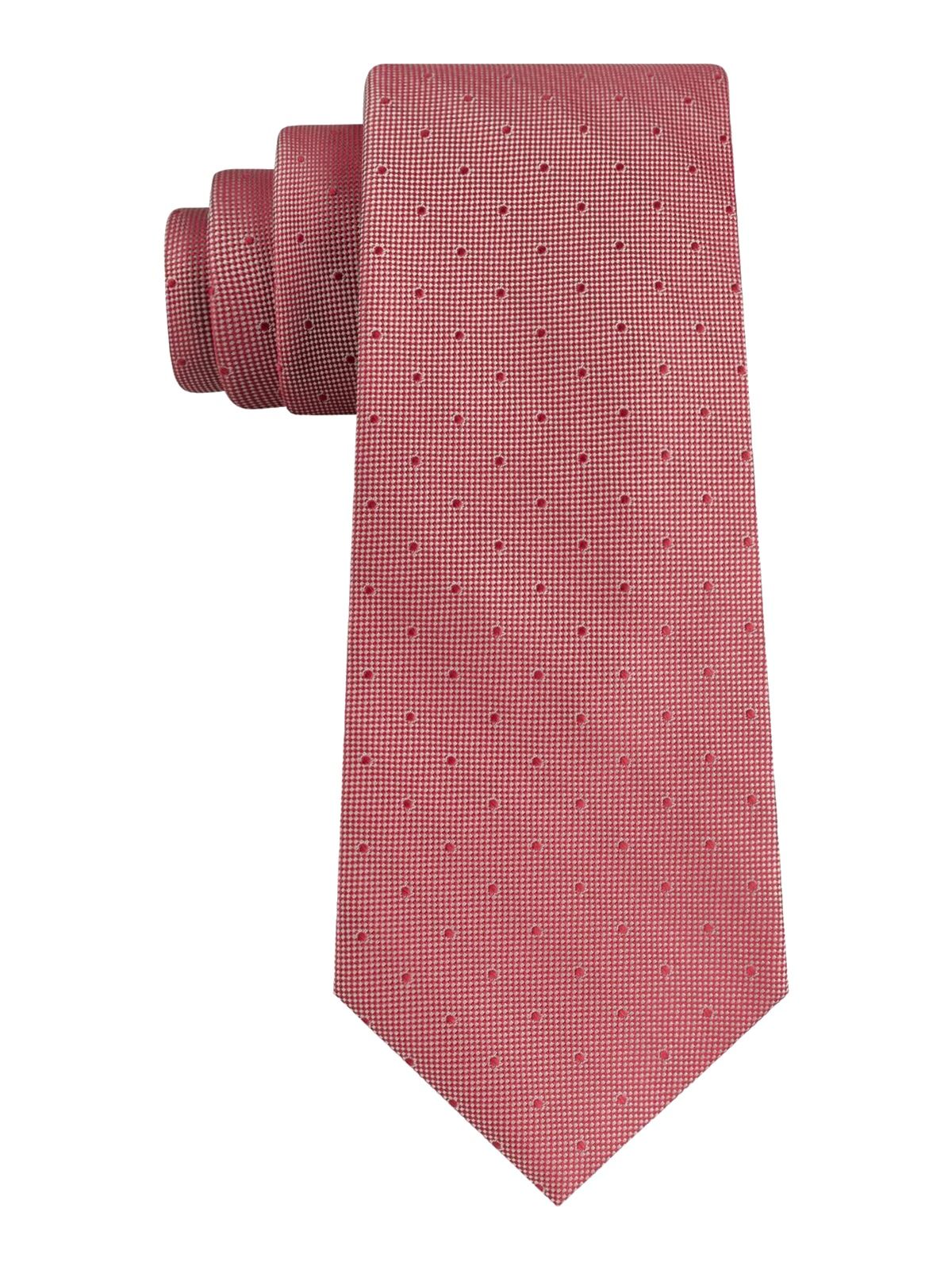 Color: Reds Size: One Size Pattern: Polka Dot Type: Tie Width: Skinny (Material: Polyester