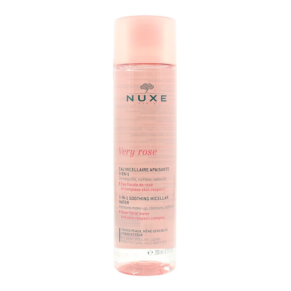 This micellar water removes make-up and cleanses skin to leave it feeling fresh and soft and delicately scented.
