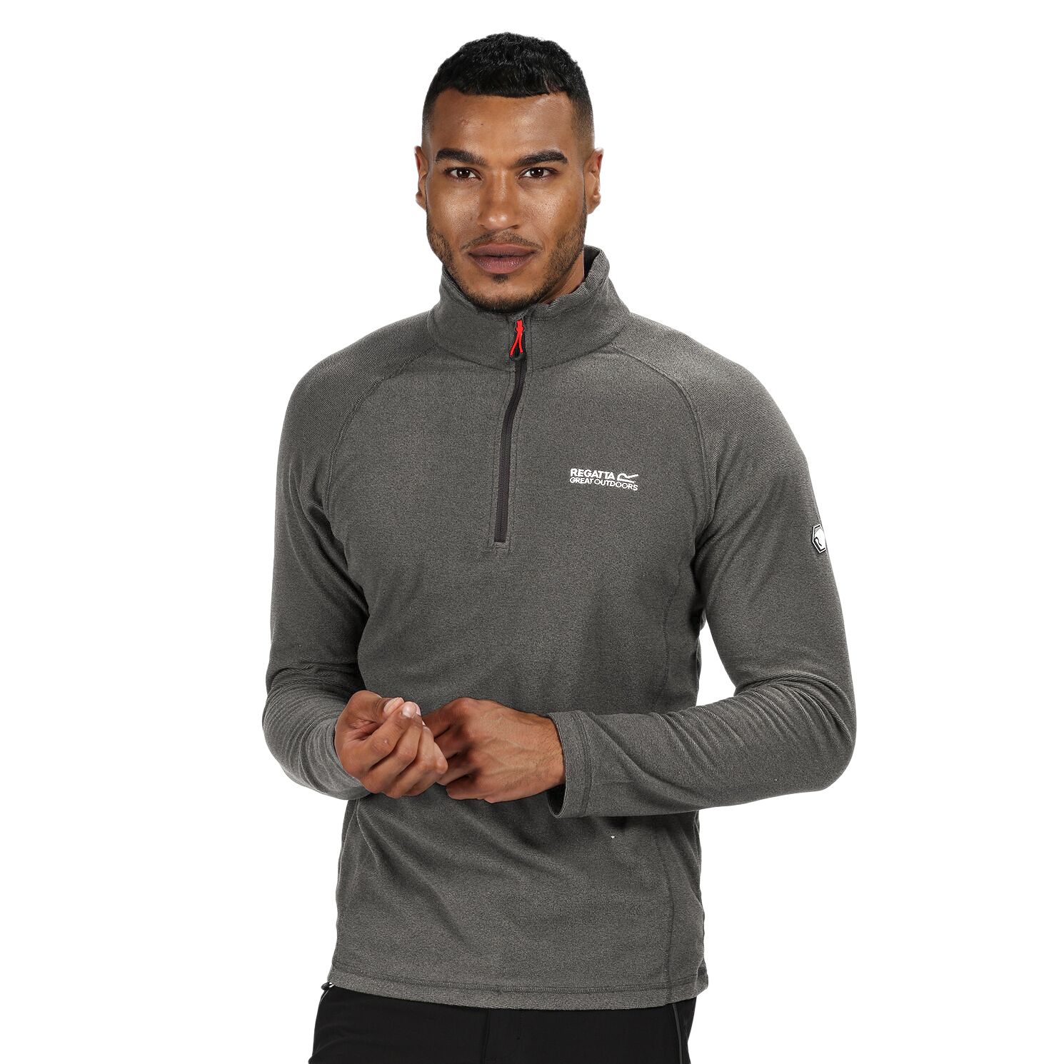 Mens half zip fleece top. Soft brushed back fabric. Regland sleeve design ensures mobility, while the funnel neck with a deep venting zip gives a snug fit. Fabric: 100% Polyester. Machine washable at 30c. Regatta Mens sizing (chest approx): XS (35-36in/89-91.5cm), S (37-38in/94-96.5cm), M (39-40in/99-101.5cm), L (41-42in/104-106.5cm), XL (43-44in/109-112cm), XXL (46-48in/117-122cm), XXXL (49-51in/124.5-129.5cm), XXXXL (52-54in/132-137cm), XXXXXL (55-57in/140-145cm).