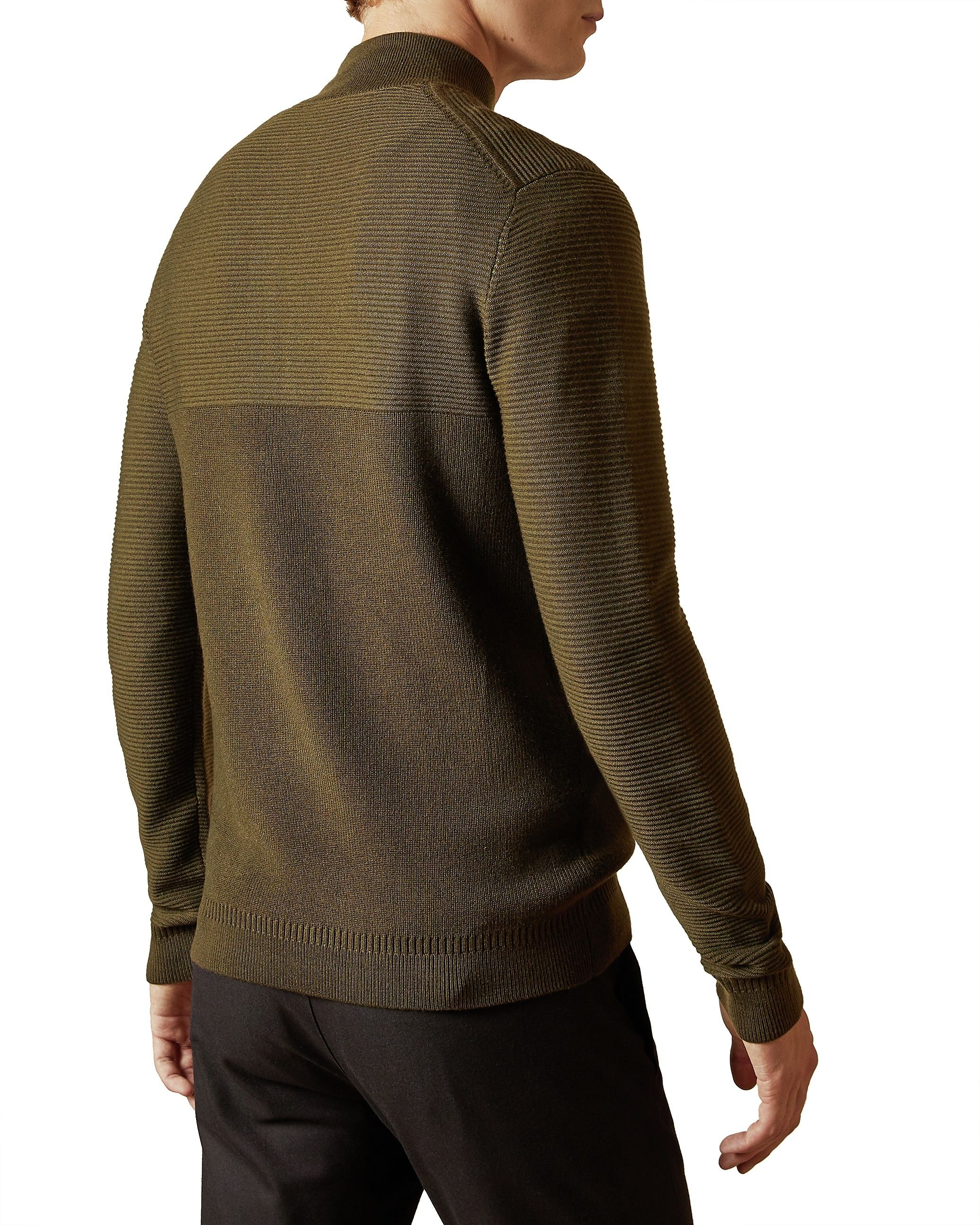 Ted Baker Newport Half Zip Funnel Neck 