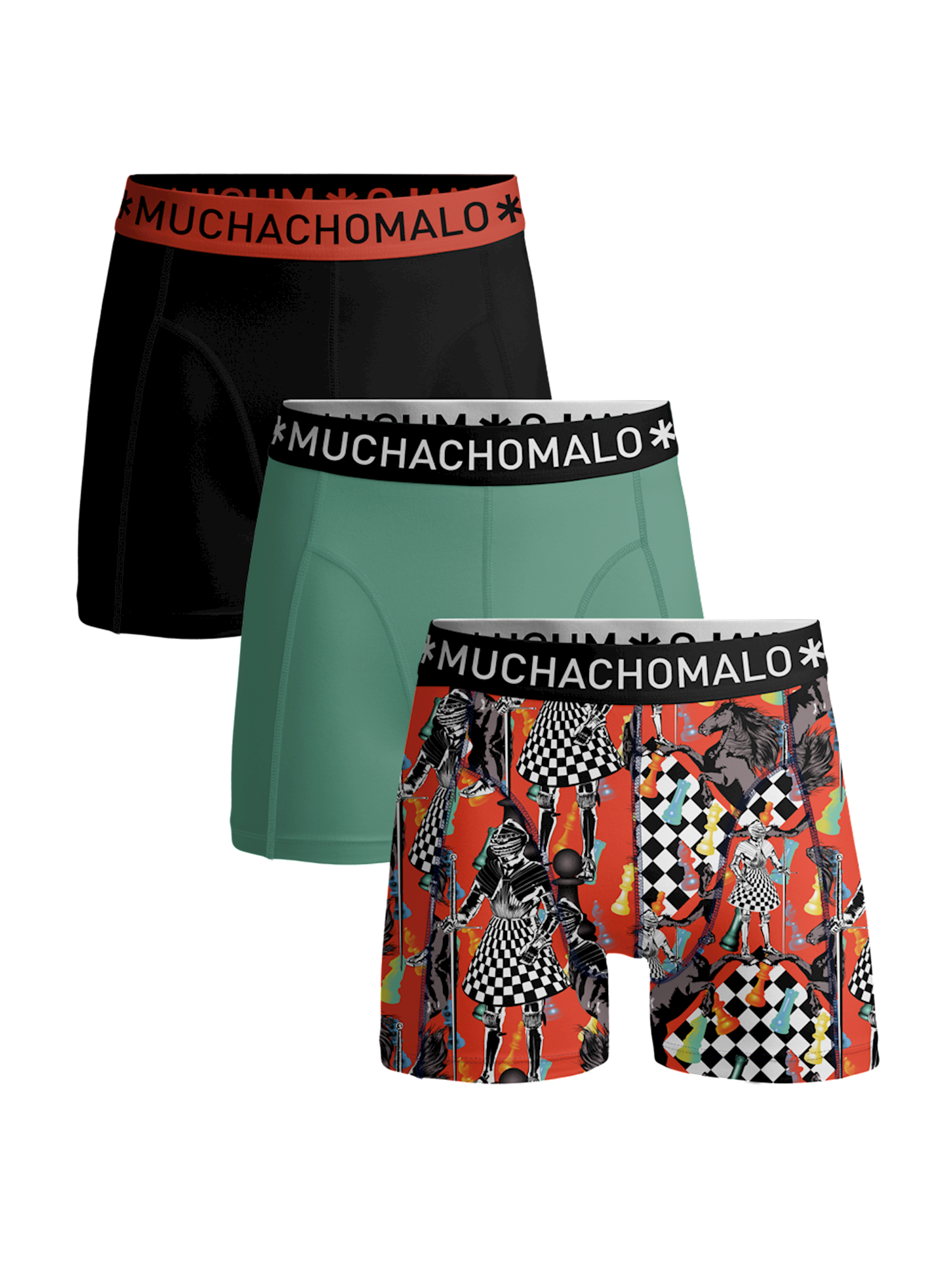 Nauwgezet delicaat een vergoeding Muchachomalo - 3-pack onderbroeken - Heren - Goede kwaliteit - Zachte  waistband