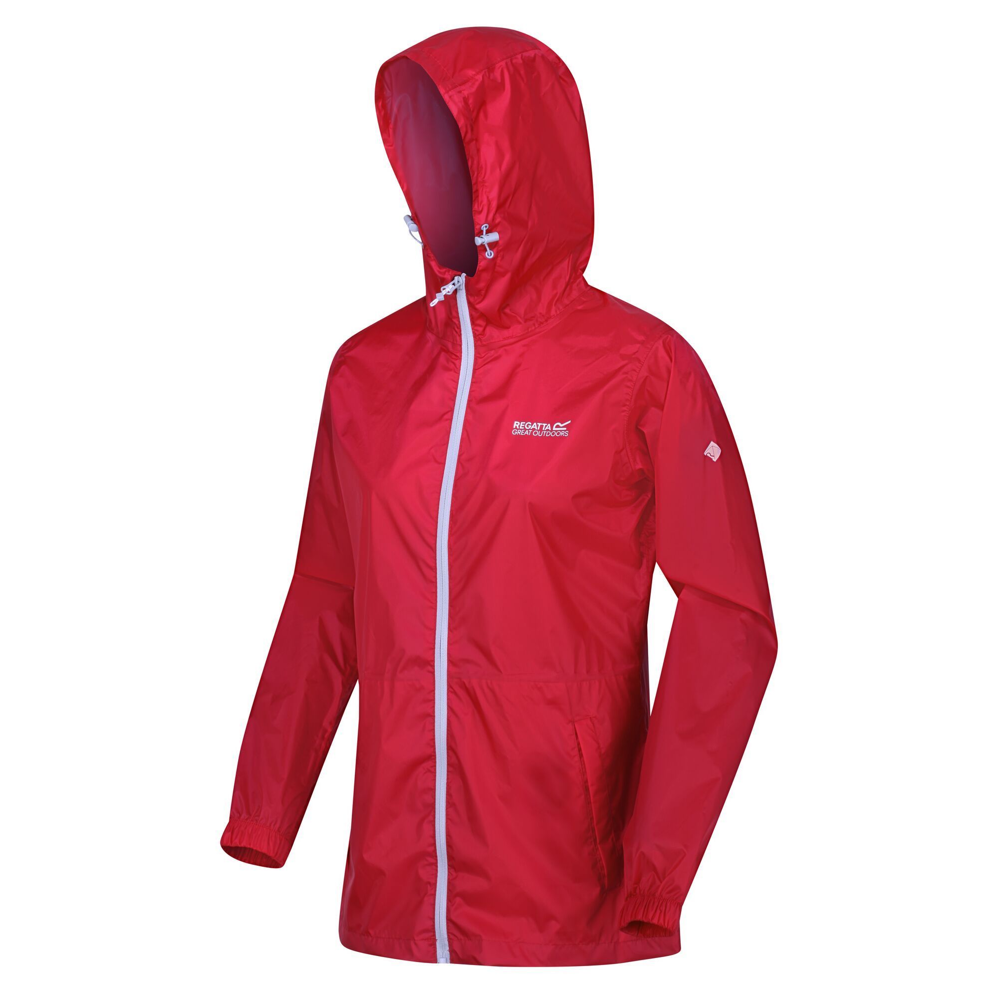 100% Polyamide. Waterproof hooded jacket made from lightweight Isolite 5000 fabric. No lining. 2 lower pockets. Ideal for wet weather or as a light layer. Hand wash.