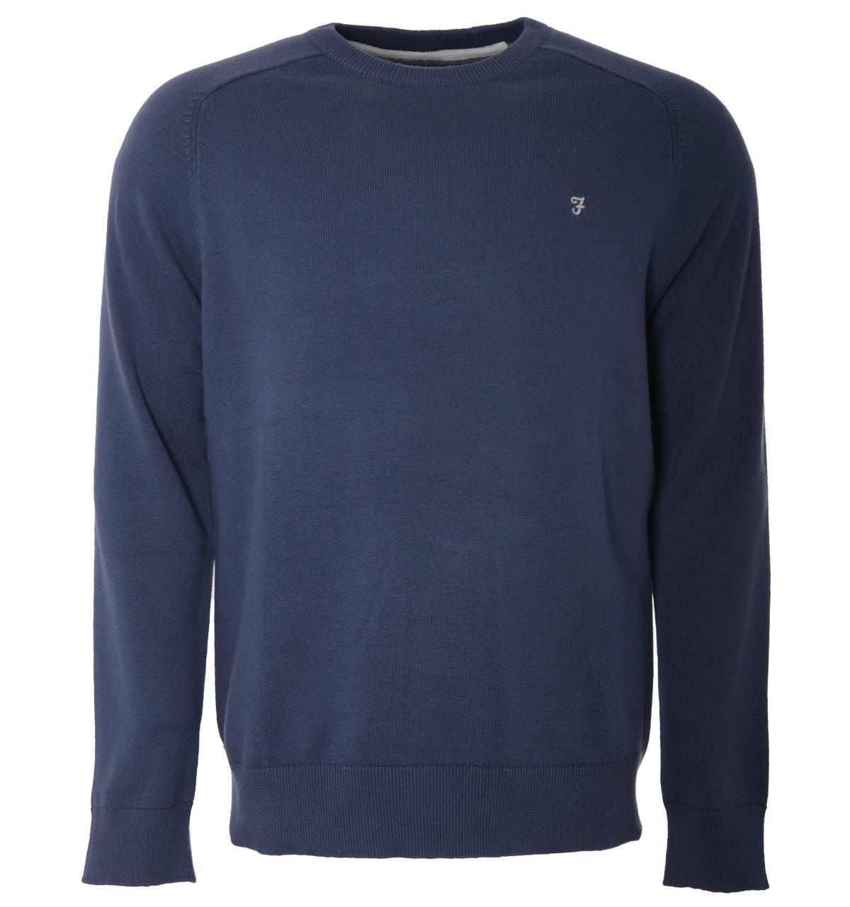 Farah Stern Crew Neck Jumper - Night Sky