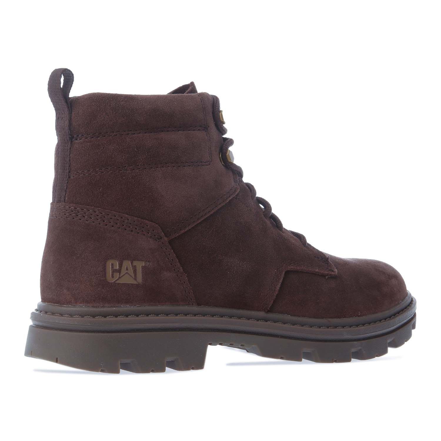 Men's Caterpillar Practitioner Boots in Dark Brown